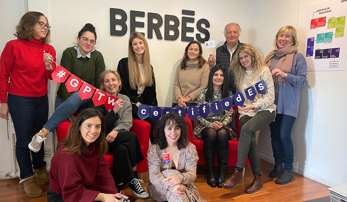 BERBĒS Obtiene La Certificación™ Great Place To Work®